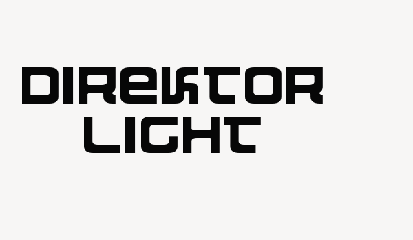 Direktor Light Font