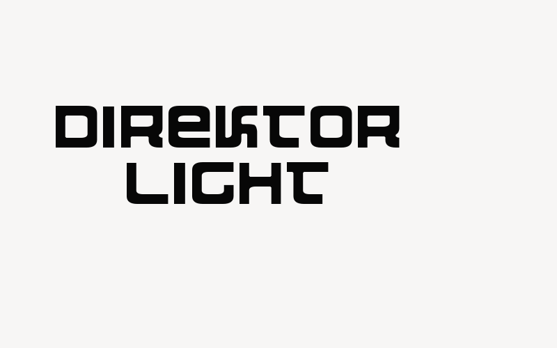 Direktor Light Font