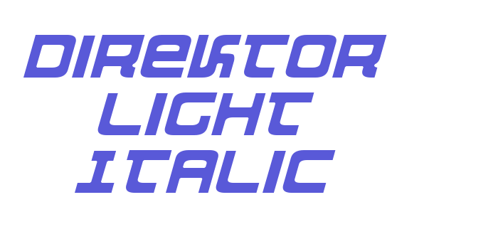 Direktor Light Italic Font Download