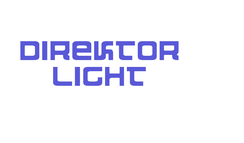 Direktor Light Font