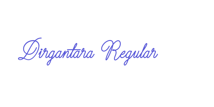 Dirgantara Regular Font Download