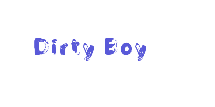 Dirty Boy Font