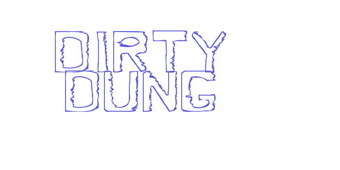 Dirty Dung Font Download