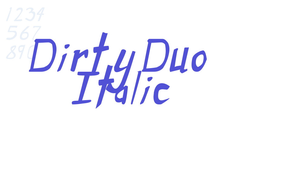 Dirty Duo Italic-font-download