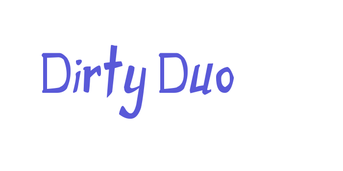 Dirty Duo Font Download