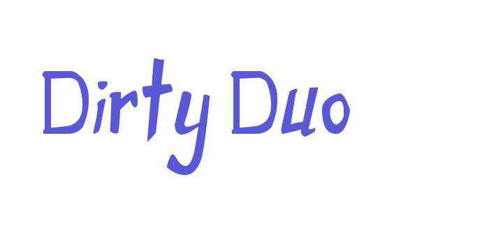 Dirty Duo Font