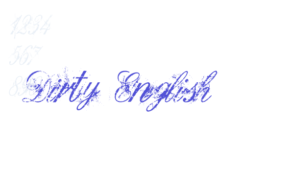 Dirty English Font Download