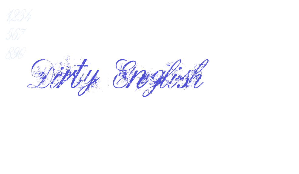 Dirty English-font-download