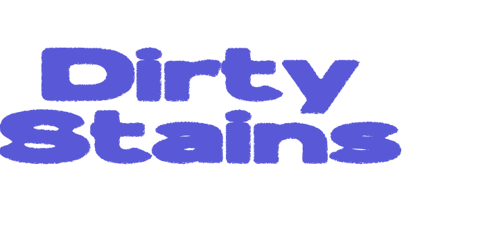 Dirty Stains Font