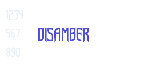Disamber-font-download