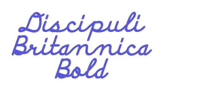 Discipuli Britannica Bold Font Download