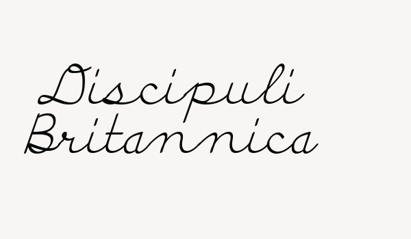 Discipuli Britannica Font