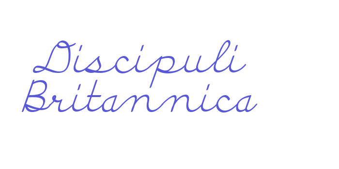 Discipuli Britannica Font Download