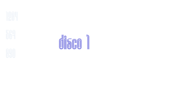 Disco 1 font free