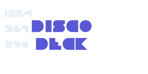 Disco Deck font free