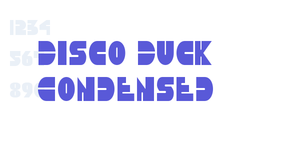 Disco Duck Condensed font free