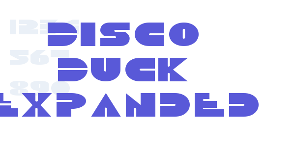 Disco Duck Expanded font free