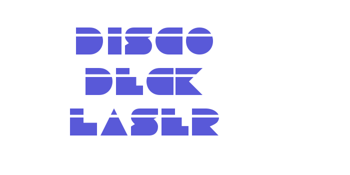 Disco Deck Laser Font Download