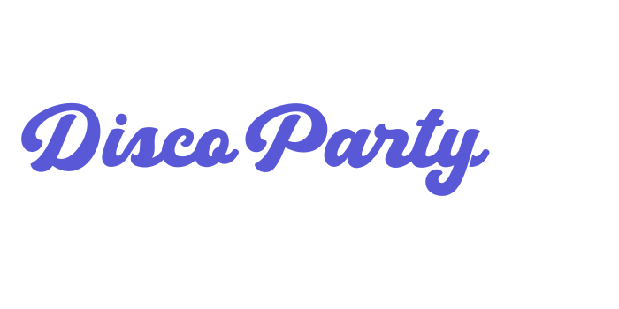 Disco Party Font