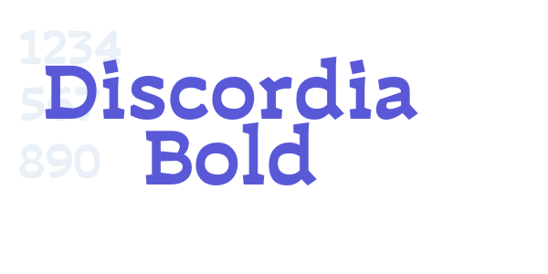 Discordia Bold font free