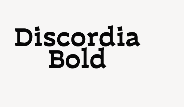 Discordia Bold Font