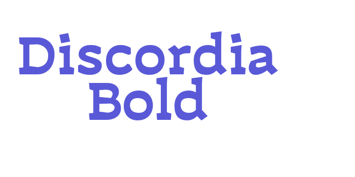 Discordia Bold Font