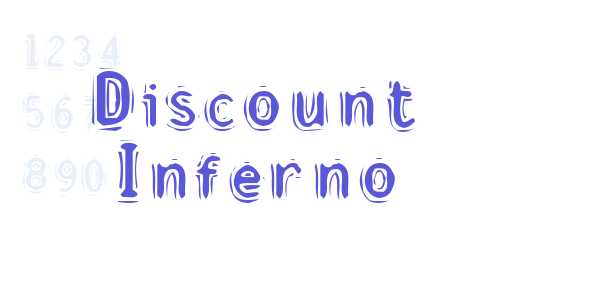 Discount Inferno font free