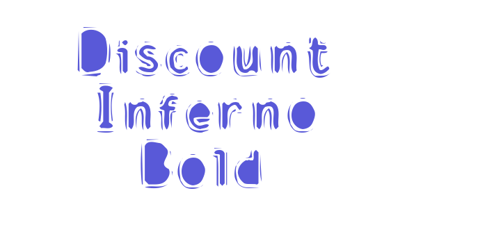 Discount Inferno Bold Font Download