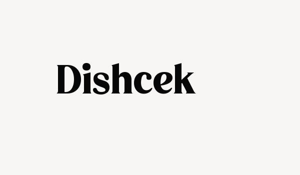 Dishcek Font