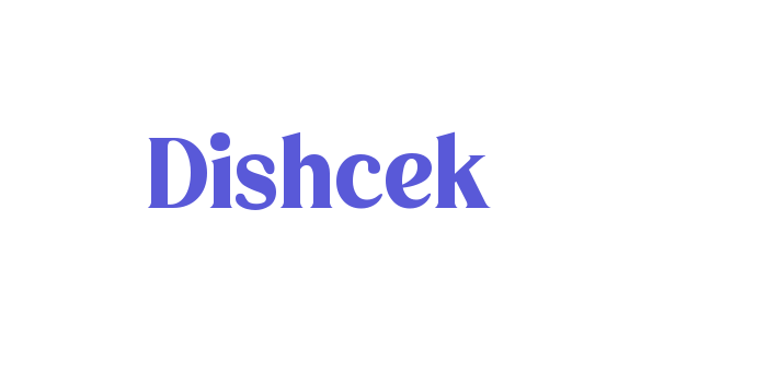 Dishcek Font Download