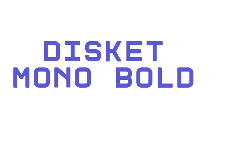 Disket Mono Bold Font Download