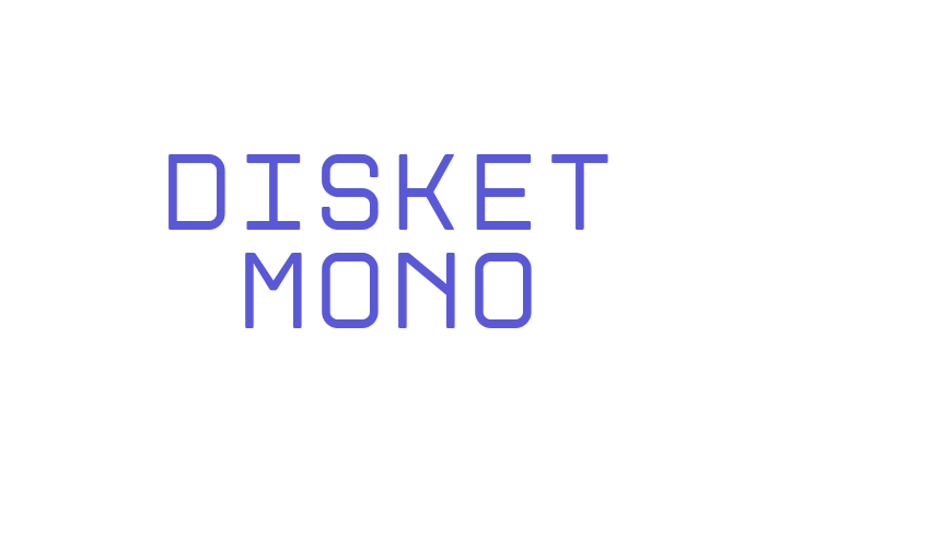 Disket Mono Font Download