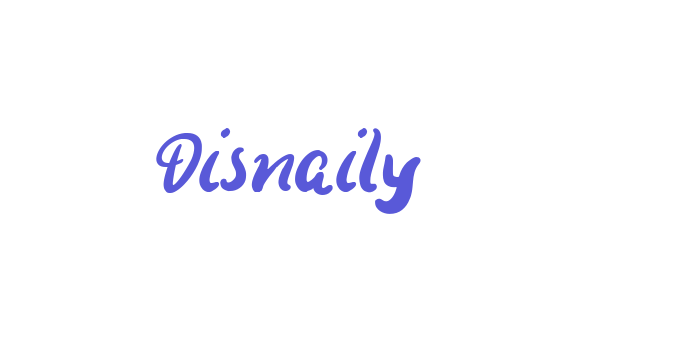 Disnaily Font