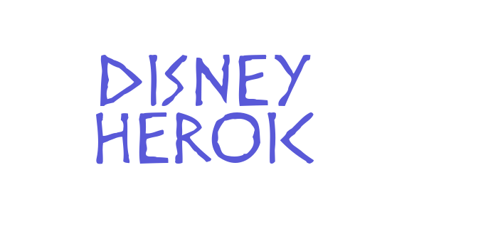 Disney Heroic Font Download