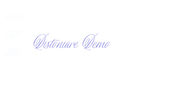 Distoniare Demo font