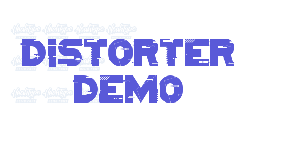 Distorter Demo font free