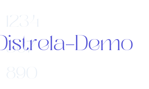 Distrela-Demo Font