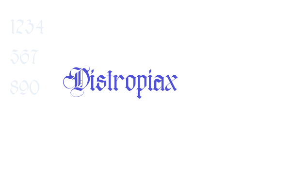 Distropiax font download