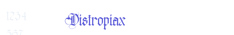 Distropiax font download