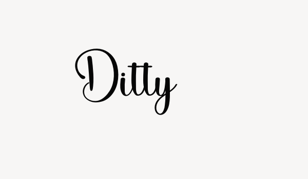 Ditty Font