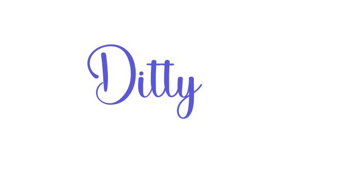 Ditty Font Download