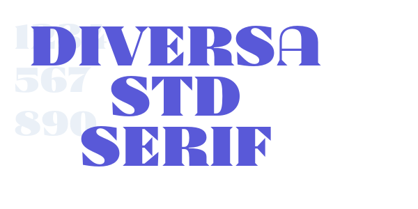 Diversa Std Serif font free