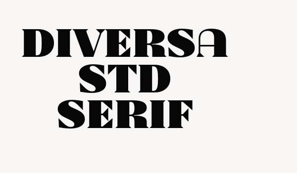 Diversa Std Serif Font