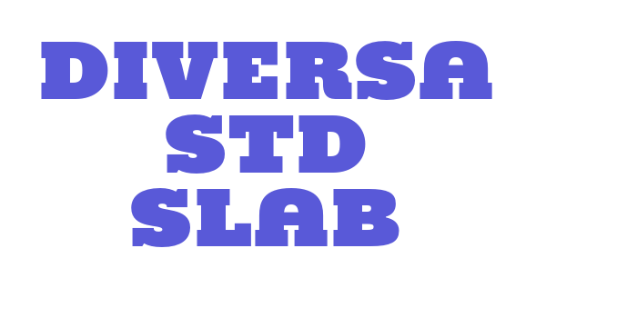 Diversa Std Slab Font Download