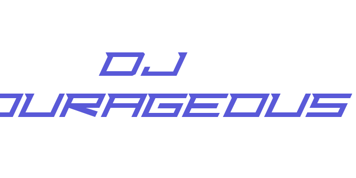 Dj Courageous Font Download