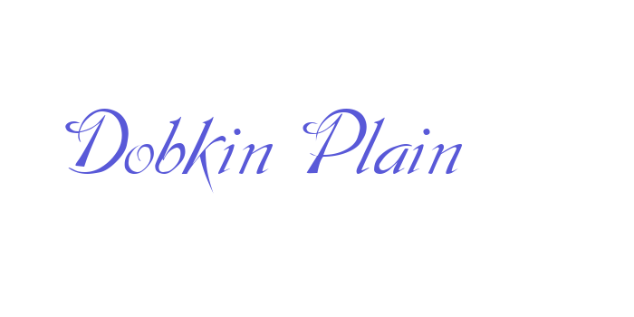 Dobkin Plain Font