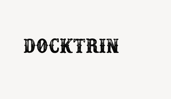 Docktrin Font