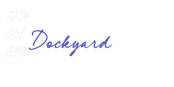 Dockyard font free