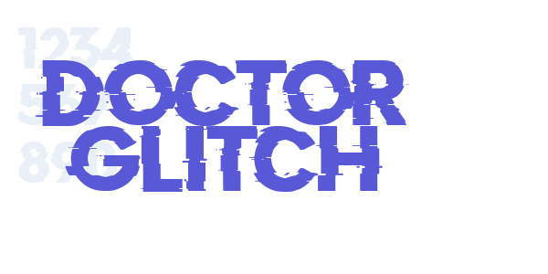 Doctor Glitch font free