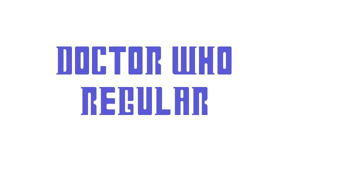 Doctor Who Regular Font Download